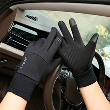 Load image into Gallery viewer, Winter Waterproof Cycling Gloves Touch Screen Gloves Fleece Outdoor Scooter Windproof Riding Motorcycle Ski Warm Bike Gloves