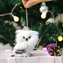 Load image into Gallery viewer, Christmas Cute Simulation Owl Squirrel Elk Cat Christmas Tree Decoration Gardening Decoration Simulation Animal Doll Pendant Kid Gift Navidad Festival