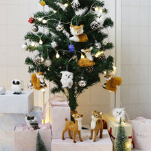 Load image into Gallery viewer, Christmas Cute Simulation Owl Squirrel Elk Cat Christmas Tree Decoration Gardening Decoration Simulation Animal Doll Pendant Kid Gift Navidad Festival