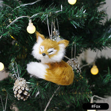 Load image into Gallery viewer, Christmas Cute Simulation Owl Squirrel Elk Cat Christmas Tree Decoration Gardening Decoration Simulation Animal Doll Pendant Kid Gift Navidad Festival