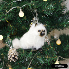 Load image into Gallery viewer, Christmas Cute Simulation Owl Squirrel Elk Cat Christmas Tree Decoration Gardening Decoration Simulation Animal Doll Pendant Kid Gift Navidad Festival