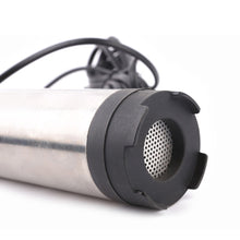 Load image into Gallery viewer, 12V/24V 38mm Electric Fuel Transfer Pump Water Oil Transfer Refueling Submersible Pump With Clips or Cigarette Lighter For Diesel Water Pump Motorbike