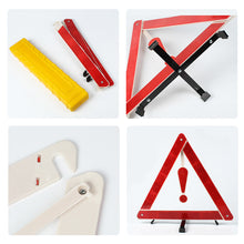 Load image into Gallery viewer, Car Safety Reflective Triangle Sign Stop Warning Board Foldable Vehicle Emergency Breakdown Tripod Reflector