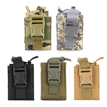 Load image into Gallery viewer, Tactical Molle Radio Walkie Talkie Pouch Waist Bag Holder Pocket Portable Interphone Holster Carry Bag Walkie-Talkie Case Holder