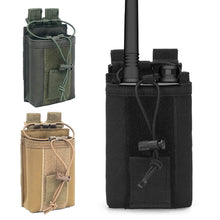 Load image into Gallery viewer, Outdoor Pouch Tactical Molle Radio Walkie Talkie Pouch Waist Bag Holder Pocket Portable Interphone Holster Bag Magazine Pouch