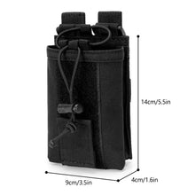 Load image into Gallery viewer, Outdoor Pouch Tactical Molle Radio Walkie Talkie Pouch Waist Bag Holder Pocket Portable Interphone Holster Bag Magazine Pouch