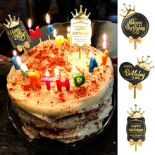 Load image into Gallery viewer, Crown Lace Birthday Cake Decoration High Quality Cake Topper Luxury Baking Ornaments Birthday Gift Decoration Birthday Party Supplies