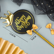 Load image into Gallery viewer, Crown Lace Birthday Cake Decoration High Quality Cake Topper Luxury Baking Ornaments Birthday Gift Decoration Birthday Party Supplies