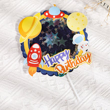 Load image into Gallery viewer, Astronaut Cake Decoration Planets Cake Topper Spaceman Baking Ornaments For Kid Boy Universe Outer Space Birthday Party Supplies