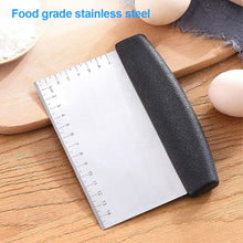 Load image into Gallery viewer, Stainless Steel Dough Cutter Cake Cream Spatula Butter Batter Scraper Baking Tools For Home Baking Cutting Tools Kitchen Gadgets