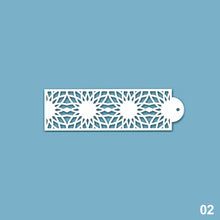 Load image into Gallery viewer, DIY Cake Drawing Lace Mold Cake Stencil Plastic Lace Cake Boder Stencils Template Cake Decorating Tool