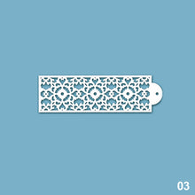 Load image into Gallery viewer, DIY Cake Drawing Lace Mold Cake Stencil Plastic Lace Cake Boder Stencils Template Cake Decorating Tool
