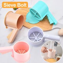 Load image into Gallery viewer, Handheld Flour Sieve Fine Mesh for Straining Powdering Flour Round Flour Sifter Cake Baking Sugar Icing Filter