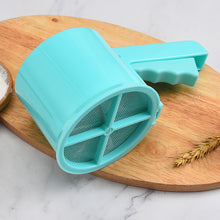 Load image into Gallery viewer, Handheld Flour Sieve Fine Mesh for Straining Powdering Flour Round Flour Sifter Cake Baking Sugar Icing Filter