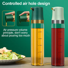 Load image into Gallery viewer, 330ml Air-controlled Oil Can Oil Bottle for Cooking BBQ Baking Grilling Roasting Frying Vinegar Barbecue Spray Bottle