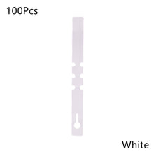 Load image into Gallery viewer, 100PCS Gardening Plant Nursery Hang Tag Plastic Identification Card Waterproof Ring Set Reusable Label Markers Garden Tool