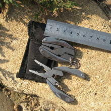 Load image into Gallery viewer, Camping Portable Outdoor Stainless Steel Foldaway Multifunction Tools Set Pocket Key chain multifunctional Pliers Screwdriver