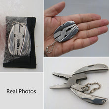 Load image into Gallery viewer, Camping Portable Outdoor Stainless Steel Foldaway Multifunction Tools Set Pocket Key chain multifunctional Pliers Screwdriver