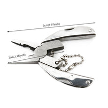 Load image into Gallery viewer, Camping Portable Outdoor Stainless Steel Foldaway Multifunction Tools Set Pocket Key chain multifunctional Pliers Screwdriver