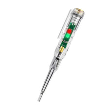 Load image into Gallery viewer, Electrical Tester Pen Induced Voltage Responsive Tester Screwdriver Tool Probe Indicator Light Test Pencil