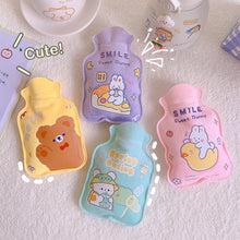 Load image into Gallery viewer, Lovely Cartoon Mini Hot Water Bottle Bag Warm Belly Warmer Filled Mini Explosion-proof Portable Winter Reusable Hand Warmer