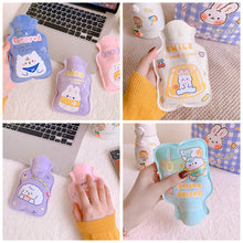 Load image into Gallery viewer, Lovely Cartoon Mini Hot Water Bottle Bag Warm Belly Warmer Filled Mini Explosion-proof Portable Winter Reusable Hand Warmer
