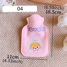Load image into Gallery viewer, Lovely Cartoon Mini Hot Water Bottle Bag Warm Belly Warmer Filled Mini Explosion-proof Portable Winter Reusable Hand Warmer