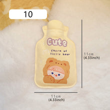 Load image into Gallery viewer, Lovely Cartoon Mini Hot Water Bottle Bag Warm Belly Warmer Filled Mini Explosion-proof Portable Winter Reusable Hand Warmer
