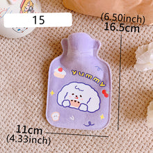 Load image into Gallery viewer, Lovely Cartoon Mini Hot Water Bottle Bag Warm Belly Warmer Filled Mini Explosion-proof Portable Winter Reusable Hand Warmer