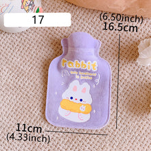 Load image into Gallery viewer, Lovely Cartoon Mini Hot Water Bottle Bag Warm Belly Warmer Filled Mini Explosion-proof Portable Winter Reusable Hand Warmer
