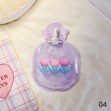Load image into Gallery viewer, Lovely Cartoon Mini Transparent Hot Water Bottle Bag Girl Warm Belly Warmer Filled Mini Explosion-proof Portable Winter Reusable Hand Warmer