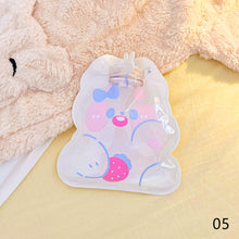 Load image into Gallery viewer, Lovely Cartoon Mini Transparent Hot Water Bottle Bag Girl Warm Belly Warmer Filled Mini Explosion-proof Portable Winter Reusable Hand Warmer