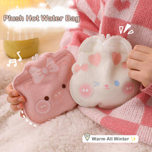 Load image into Gallery viewer, Cartoon Plush Bear Mini Hot Water Bottle Bag Girl Warm Belly Warmer Filled Mini Explosion-proof Portable Winter Reusable Hand Warmer