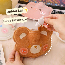 Load image into Gallery viewer, Cartoon Plush Bear Mini Hot Water Bottle Bag Girl Warm Belly Warmer Filled Mini Explosion-proof Portable Winter Reusable Hand Warmer