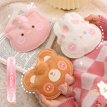 Load image into Gallery viewer, Cartoon Plush Bear Mini Hot Water Bottle Bag Girl Warm Belly Warmer Filled Mini Explosion-proof Portable Winter Reusable Hand Warmer