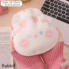 Load image into Gallery viewer, Cartoon Plush Bear Mini Hot Water Bottle Bag Girl Warm Belly Warmer Filled Mini Explosion-proof Portable Winter Reusable Hand Warmer