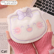 Load image into Gallery viewer, Cartoon Plush Bear Mini Hot Water Bottle Bag Girl Warm Belly Warmer Filled Mini Explosion-proof Portable Winter Reusable Hand Warmer
