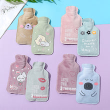 Load image into Gallery viewer, Cartoon Mini Hot Water Bottle Bag Girl Warm Belly Warmer Filled Mini Explosion-proof Portable Winter Reusable Hand Warmer