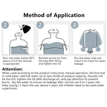 Load image into Gallery viewer, Cartoon Warm Hot Water Bottle Bag Girl Warm Belly Warmer Filled Mini Explosion-proof Portable Winter Reusable Hand Warmer