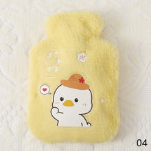 Load image into Gallery viewer, Cartoon Warm Hot Water Bottle Bag Girl Warm Belly Warmer Filled Mini Explosion-proof Portable Winter Reusable Hand Warmer