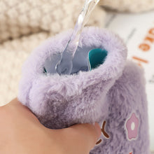 Load image into Gallery viewer, Cartoon Warm Hot Water Bottle Bag Girl Warm Belly Warmer Filled Explosion-proof Portable Winter Reusable Hand Warmer