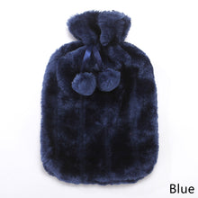 Load image into Gallery viewer, 2L Winter Protective Case Removable Plush Hot Water Bottle Cover Cold-proof Warm Faux Fur Fleece Cover Heat Preservation Covers