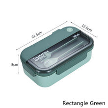 Load image into Gallery viewer, Microwave Lunch Box Compartment Bento Box Food Storage Container Portable Food Box with Cutlery
