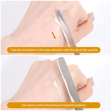 Load image into Gallery viewer, Stainless Steel Dual Heads Makeup Toner Makeup Tools Spatula Mixing Stick Foundation Cream Mixing Tool Art Nail Color Mixing