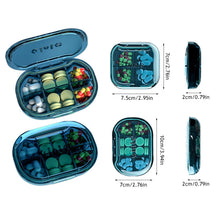 Load image into Gallery viewer, Mini 4/6Grid Pill Case Portable Water Proof Dispenser Box Medicine Container Medicine Holder Moisture-proof Portable Pill Kit