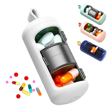 Load image into Gallery viewer, Small 3 Grids Pill Case Travel Medicine Box creative Tablet Pill Storage Plastic Organizer Box Holder Container Dispenser Case