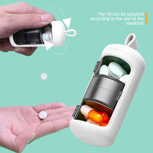 Load image into Gallery viewer, Small 3 Grids Pill Case Travel Medicine Box creative Tablet Pill Storage Plastic Organizer Box Holder Container Dispenser Case