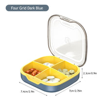 Load image into Gallery viewer, Waterproof 4/6 Grid Sealed Portable Medicine Box Transparent Medicine Multi-functional Subpackage Medicine Box Storage Box