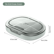 Load image into Gallery viewer, Waterproof 4/6 Grid Sealed Portable Medicine Box Transparent Medicine Multi-functional Subpackage Medicine Box Storage Box