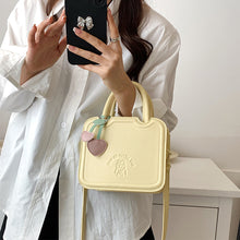 Load image into Gallery viewer, Women Versatile Messenger Bag Niche Fashion Portable Biscuit Bag PU Leather 4 Colors Handbag Shoulder Bag